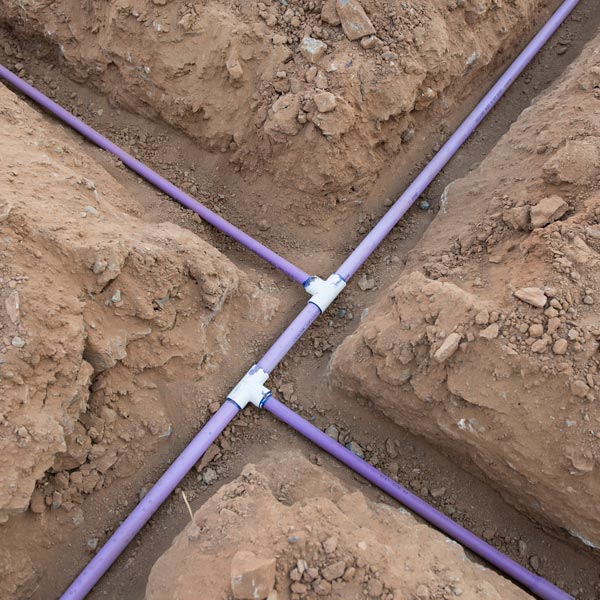sprinkler system installation